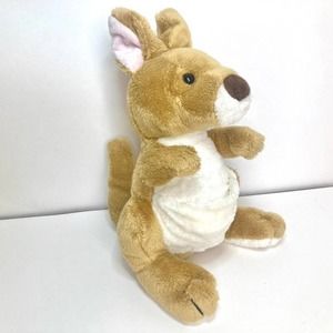 GANZ Webkinz Kangaroo Plush Stuffed Animal Toy Brown White No Code